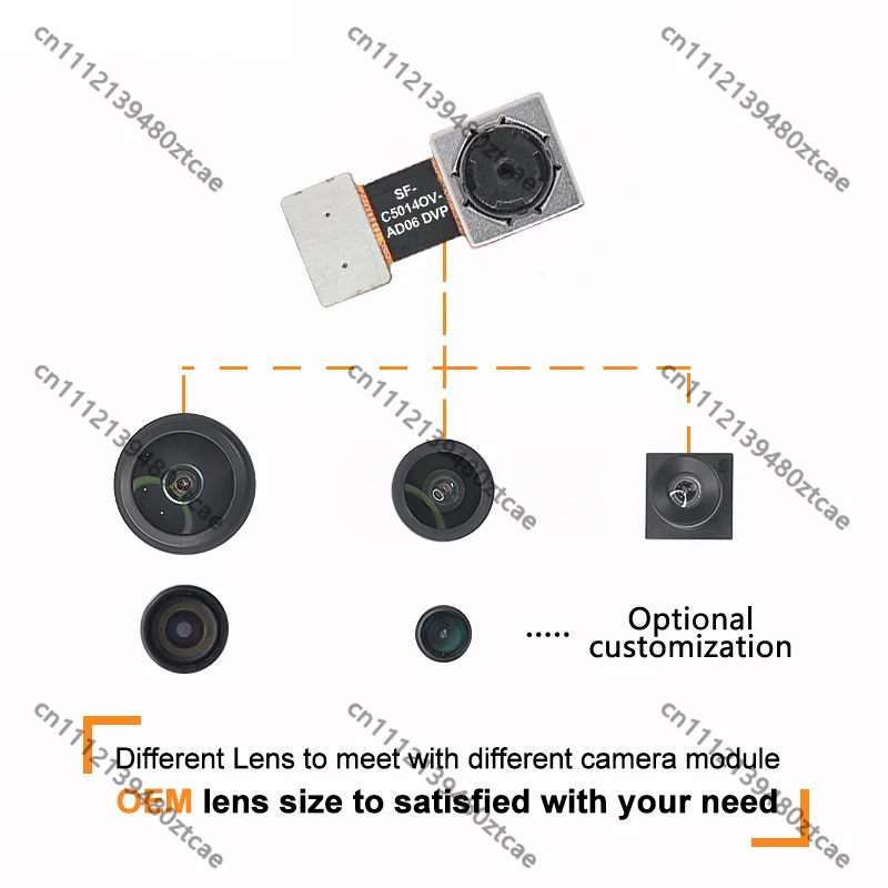 5MP Auto Focus DVP Camera Module for Raspberry Pi V2/V3 & ESP32 Industrial Monitoring