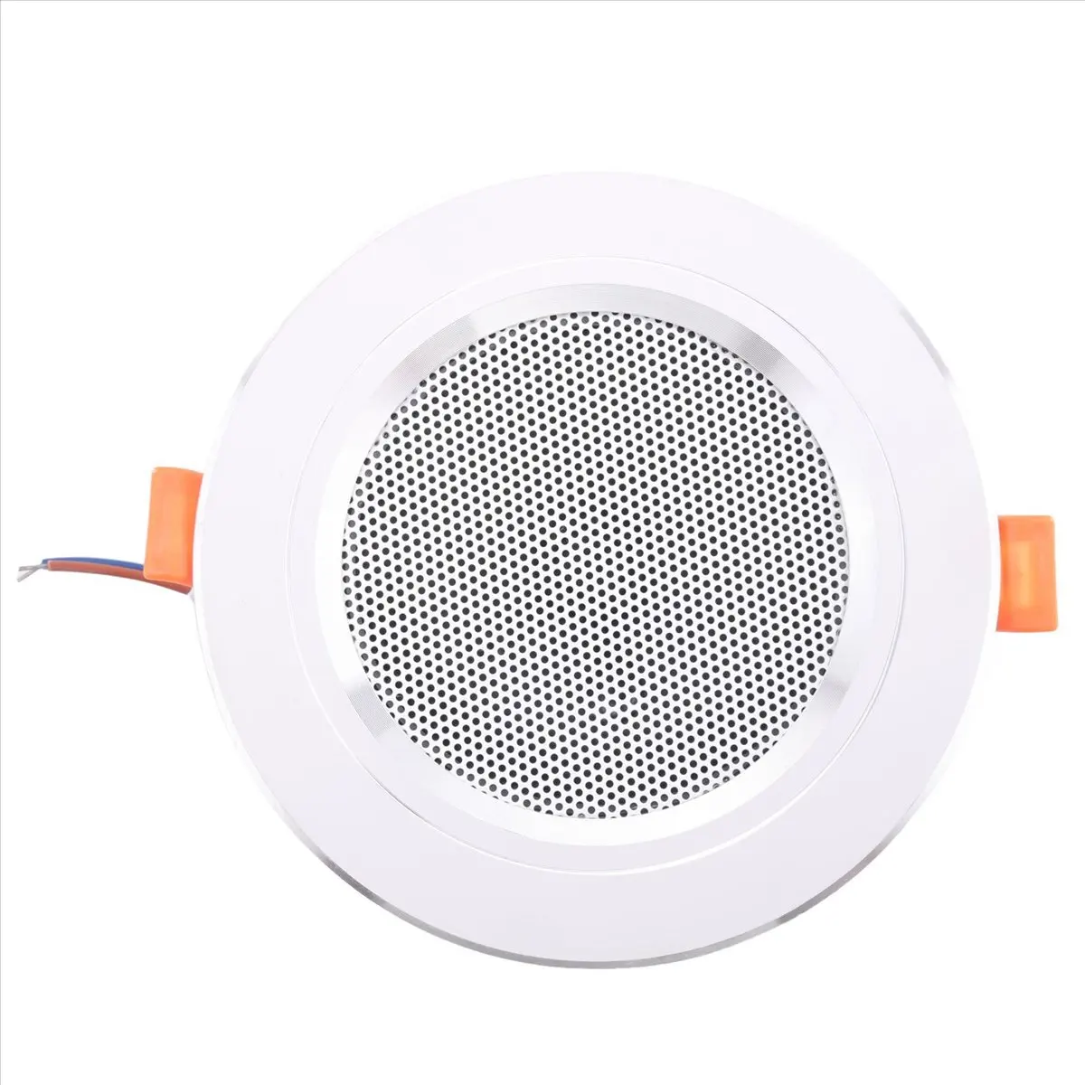CCDDBG 8X 8Ohm 10W Bathroom Ceiling Speaker Background Music System Moisture-Proof Aluminum Can Fashion In-Ceiling Speaker