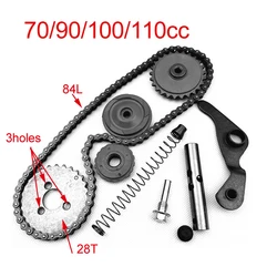 Motorcycle Timing Chain Engine Rollers Kit Tentioner Kit for for Honda Lifan Dayang Loncin C70 C90 C100 C110 WAVE110 WAVE100