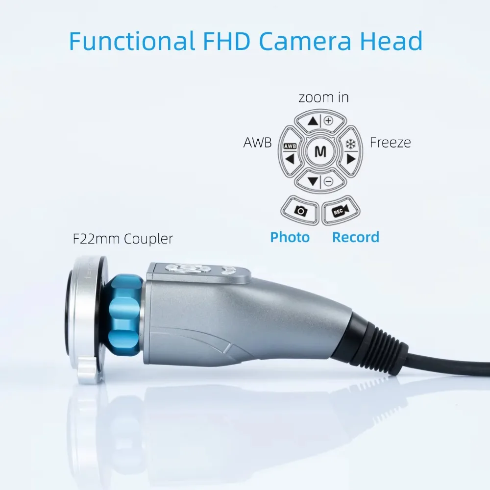 Compact all-in-one endoscope system 1080P high definition surgical endoscope for veterinary sery and simulation training