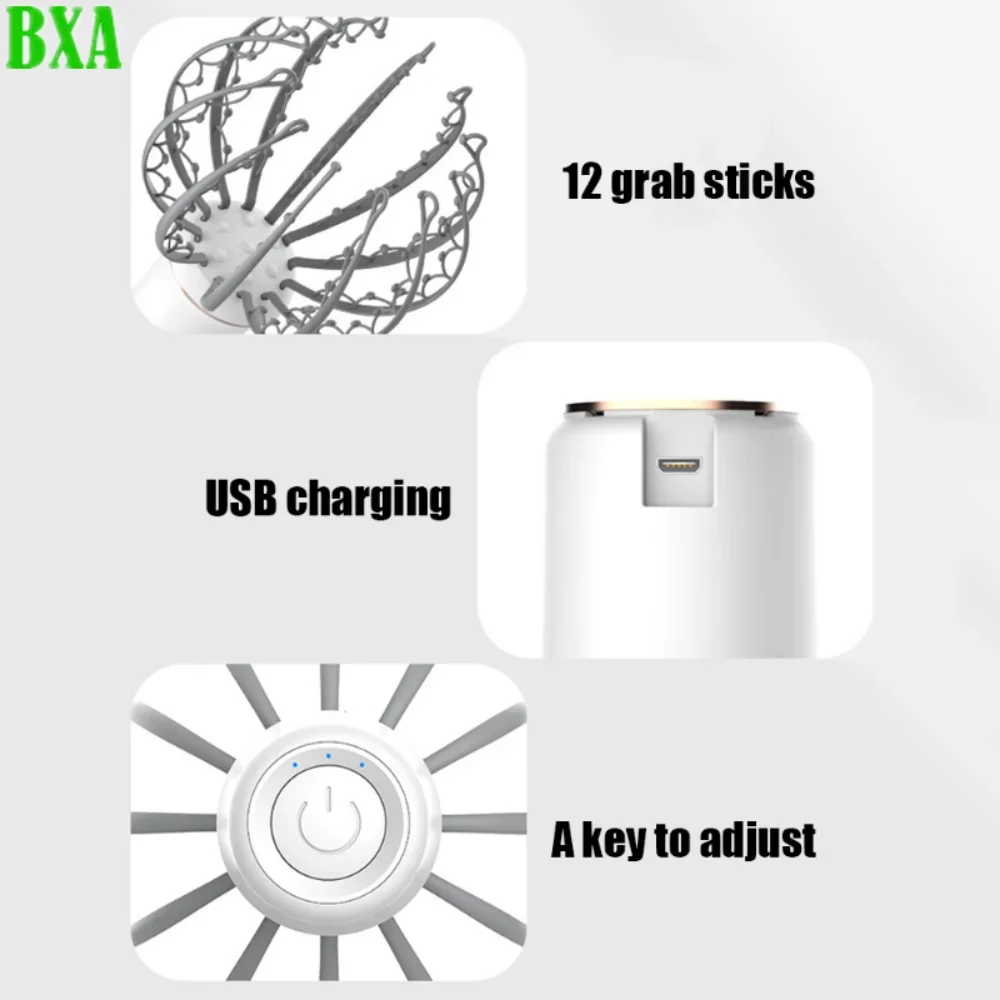 

Head Massager Tool Electric Relaxation Device Relieves Muscle Tension Fatigue Head Massager Acupressure Massager Octopus