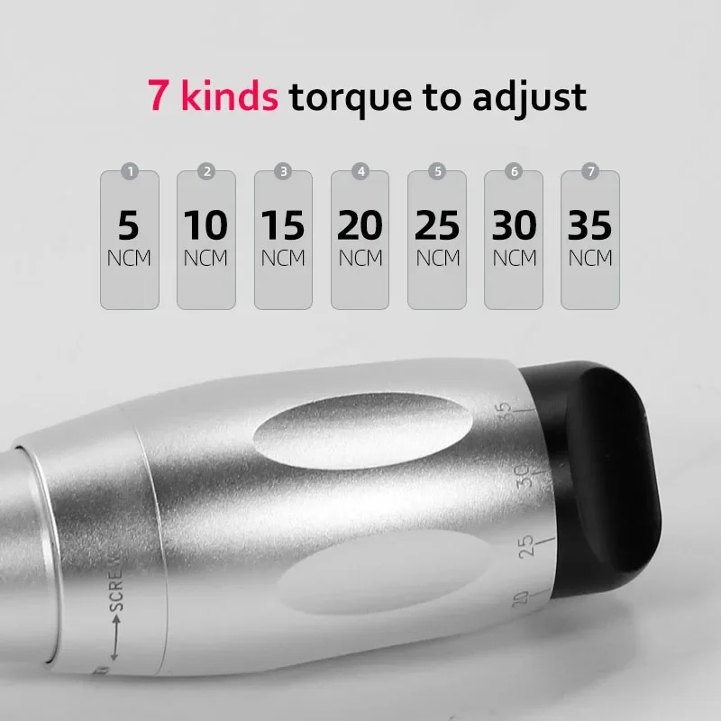 Dental Implant Torque With 16pcs Drivers Wrench and spare parts for sale Latch Head Handpiece Dental Instrument