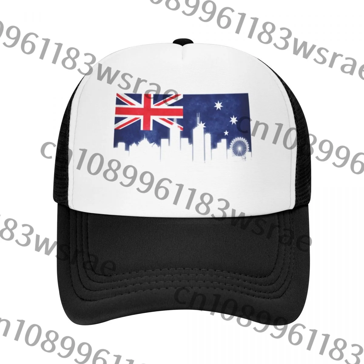 Moje miasto z Australii, Melbourne, Victoria Czapki z daszkiem Czapki typu Trucker