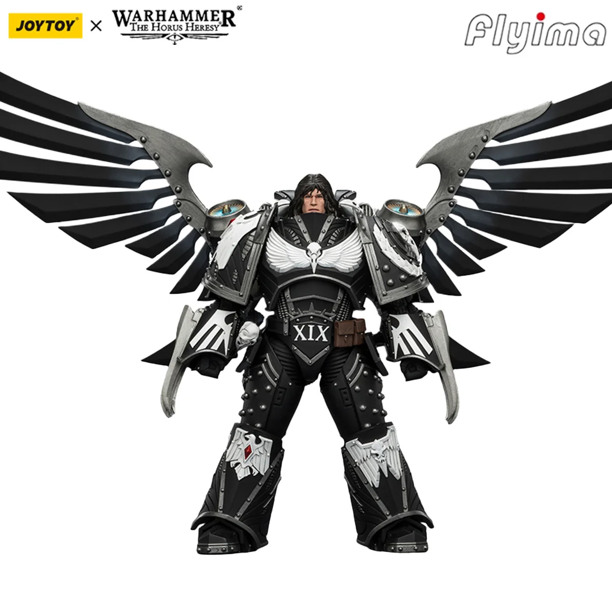 [Pré-venda] JOYTOY Warhammer "The Horus Heresy" Figura de Ação 1/18 Raven Guard Corvus Corax Modelo Anime
