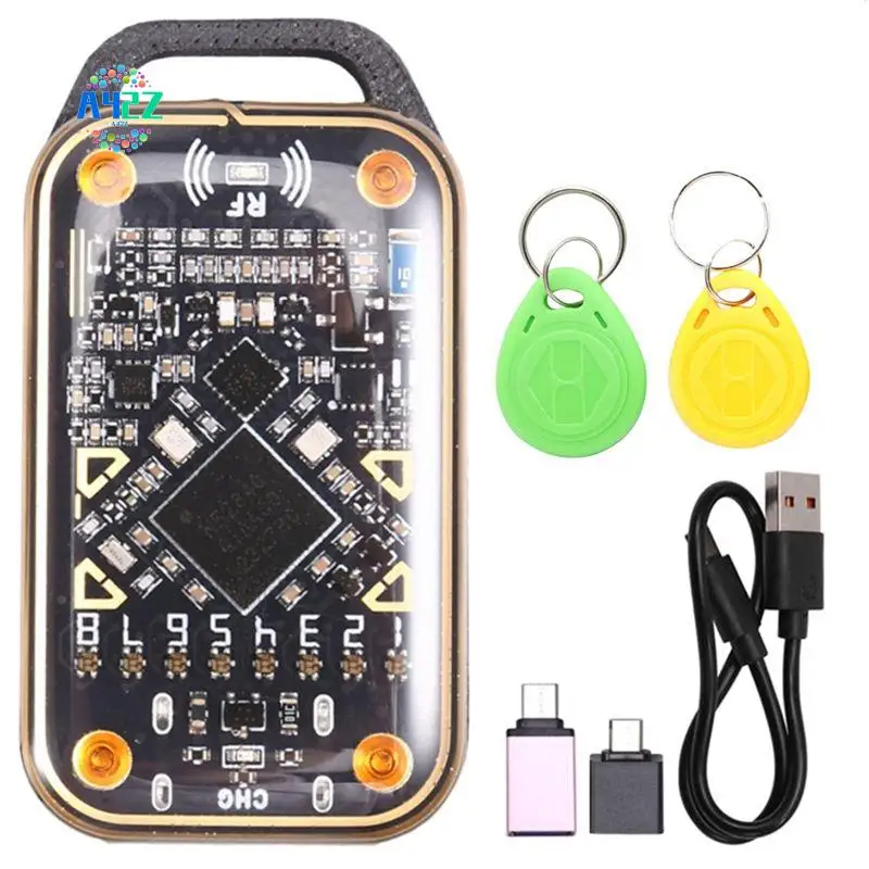 

A42Z-обновление Эмулятор смарт-карт Chameleon Ultra + 2XT5577 Брелок RFID Считыватель смарт-чипов 125K 13,56M Дубликатор карт NFC