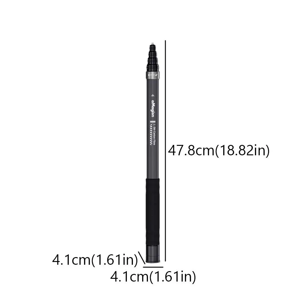 Palo de Selfie Invisible de fibra de carbono de 3 M para Insta360 Go Pro, edición extendida ultralarga con palo de Selfie de cinco velocidades de longitud