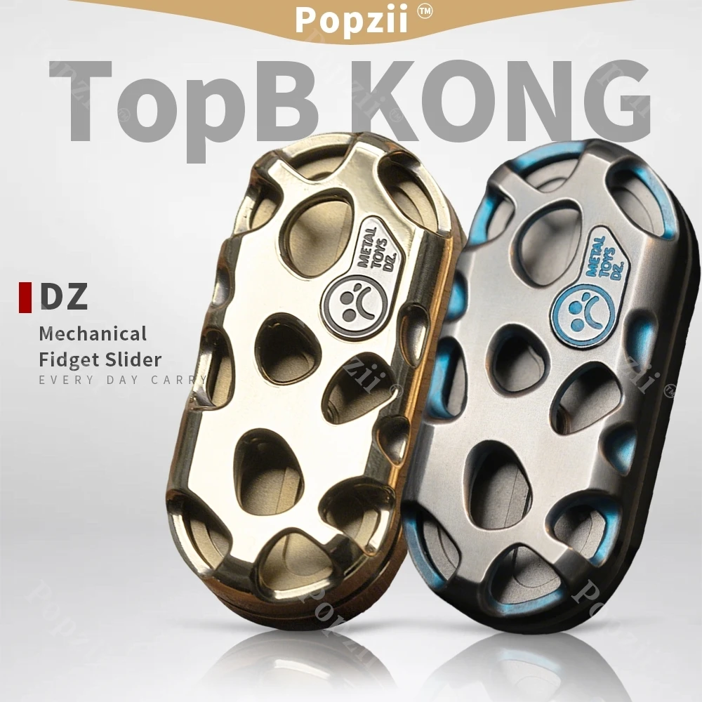 

Metal Toys Dz Skeleton TopB KONG Adult Mechanical Fidget Slider Fidgeting toys Office Stress Relief Gadgets Anxiety Toys