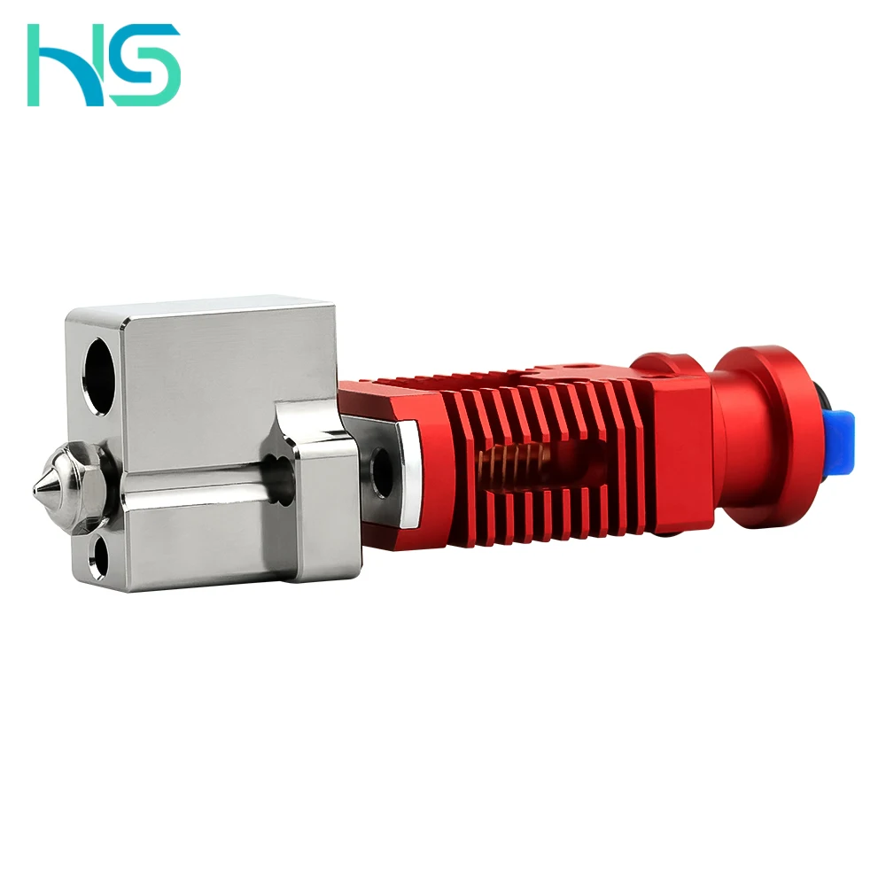 Imagem -02 - Haldis 3d Vermelho Lagarto v5 Vulcão Alta Temperatura Final Quente Alta Extrusão de Fluxo Hotend para Ender3 Ender-3pro Ender-3 v2 Impressoras