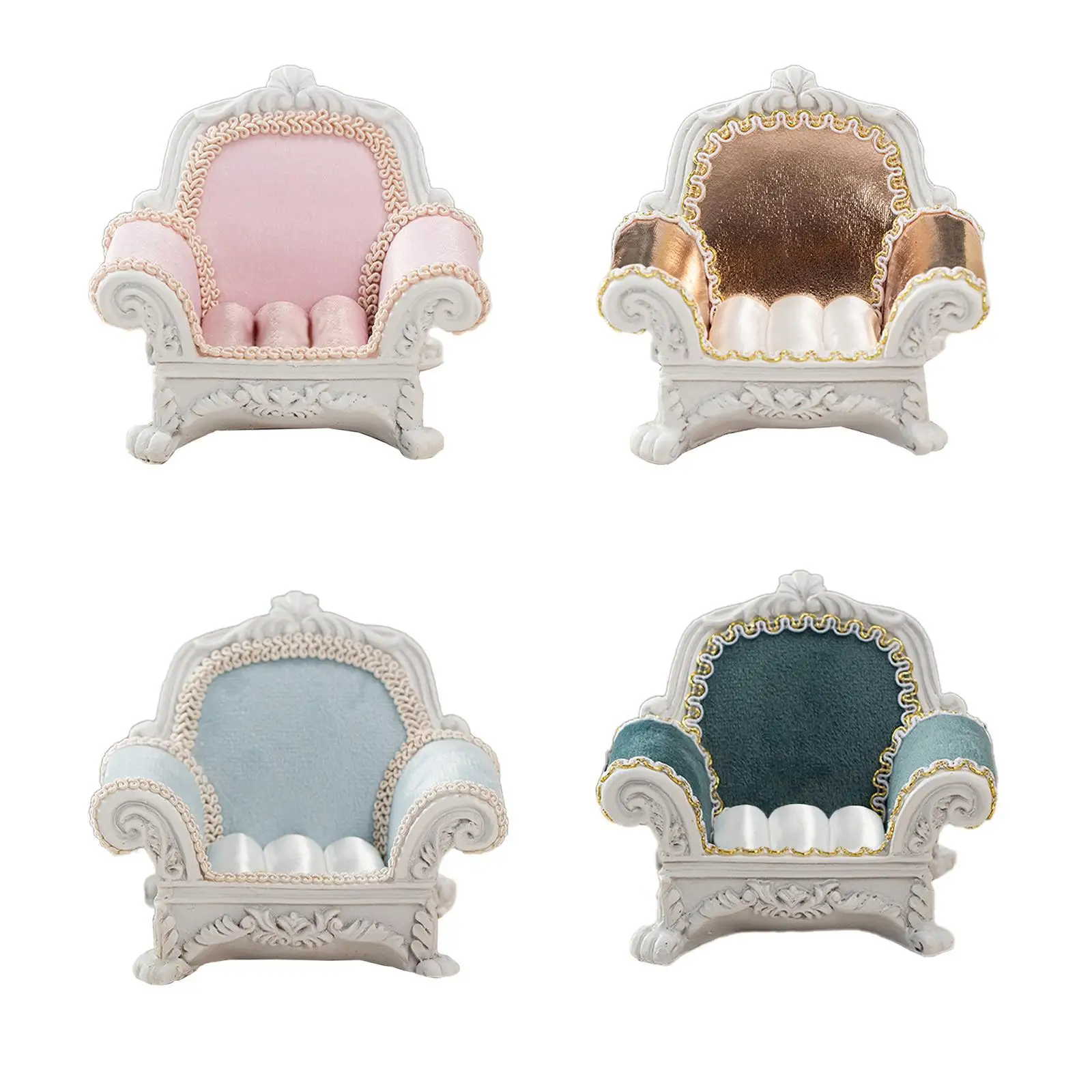 Canapé Miniature pour maison de poupée, Mini boîte à bijoux pour décoration de scène de poupée Ob11, 1/12