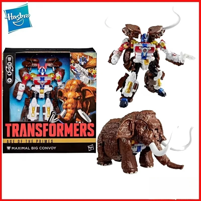 In stock Hasbro  toys Age Of The Primes Maximal Big Convoy Model Robot Collection Action Figures Toy Gifts Hobby