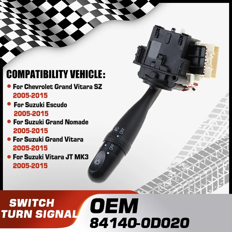 

Turn Signal Switch For Chevrolet Grand Vitara SZ Suzuki Escudo Suzuki Grand Nomade Suzuki Grand Vitara Suzuki Vitara 2005-2015