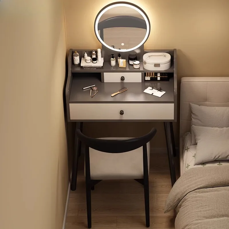 

European Irregular Vanity Table Aesthetic Modern Creative Cheap Makeup Dressing Table Dressing Table Penteadeira Home Decoration
