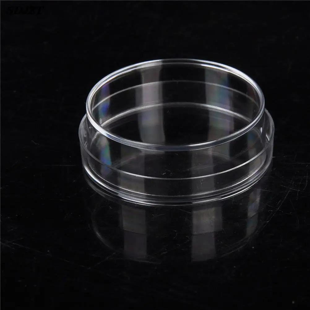 10PCS Practical Sterile Petri Dishes with Lids for Lab Plate Bacterial Yeast Chemical Instrument Lab Supplies
