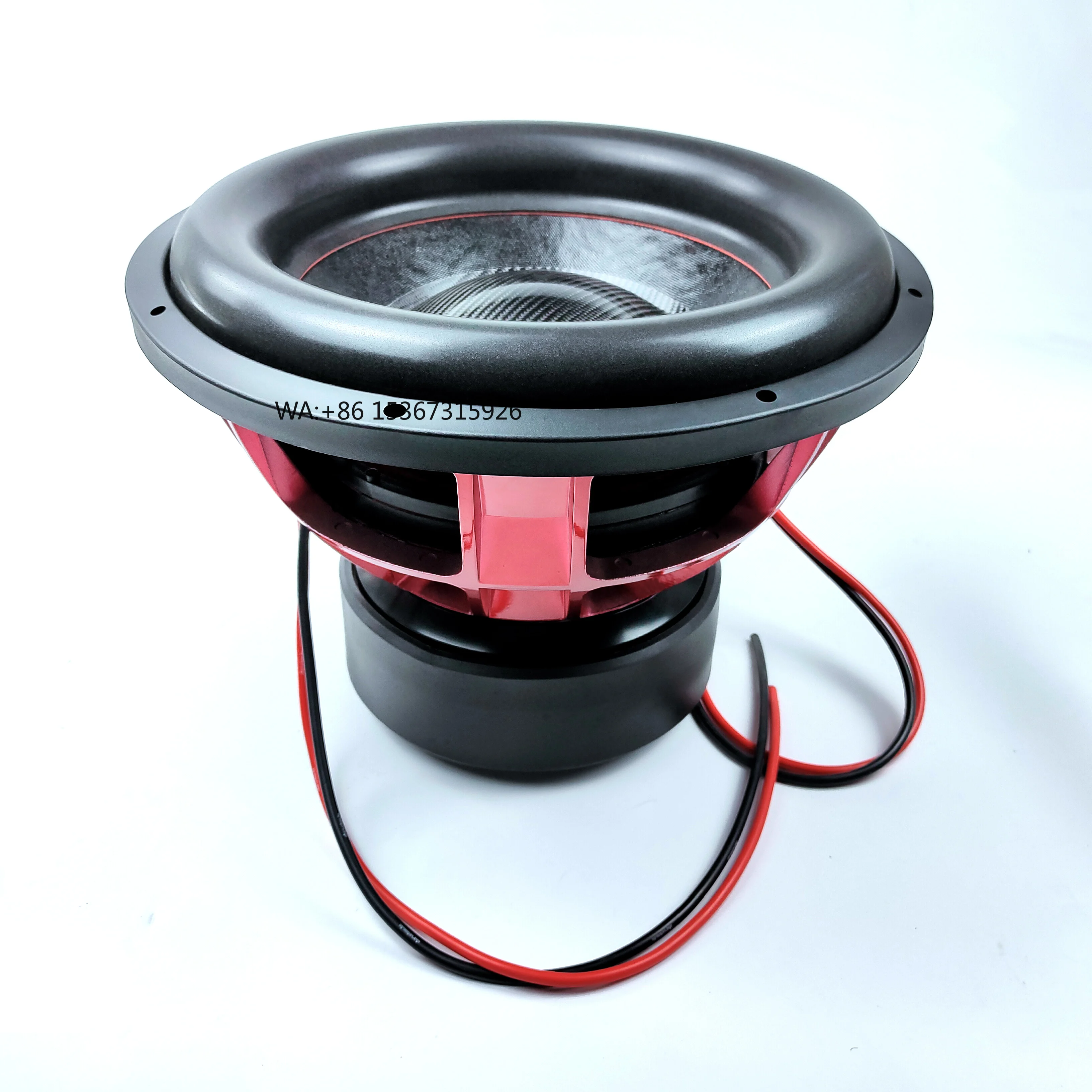 SUB-1531 15 Inch Car Audio Woofer  Real 1800W RMS Carbon Dust Cap Big Power Subwoofer