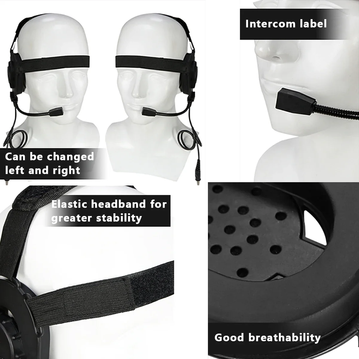 Tactical Bowman Elite II Headset Head-wearing Combat Communication Headsets For Hunting Headphone Use with PTT