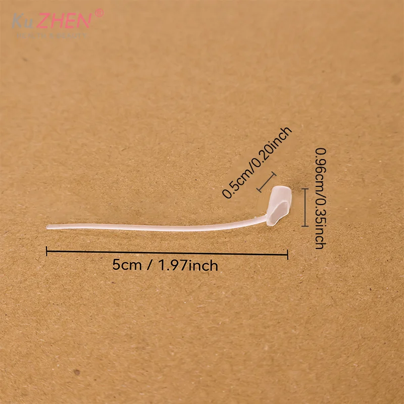 4Pcs 1set Plastic Transparent Sports Lock For Oticon 85db Low Touch And Secure Fit For Hearing Aids Fixing Tail Accessories