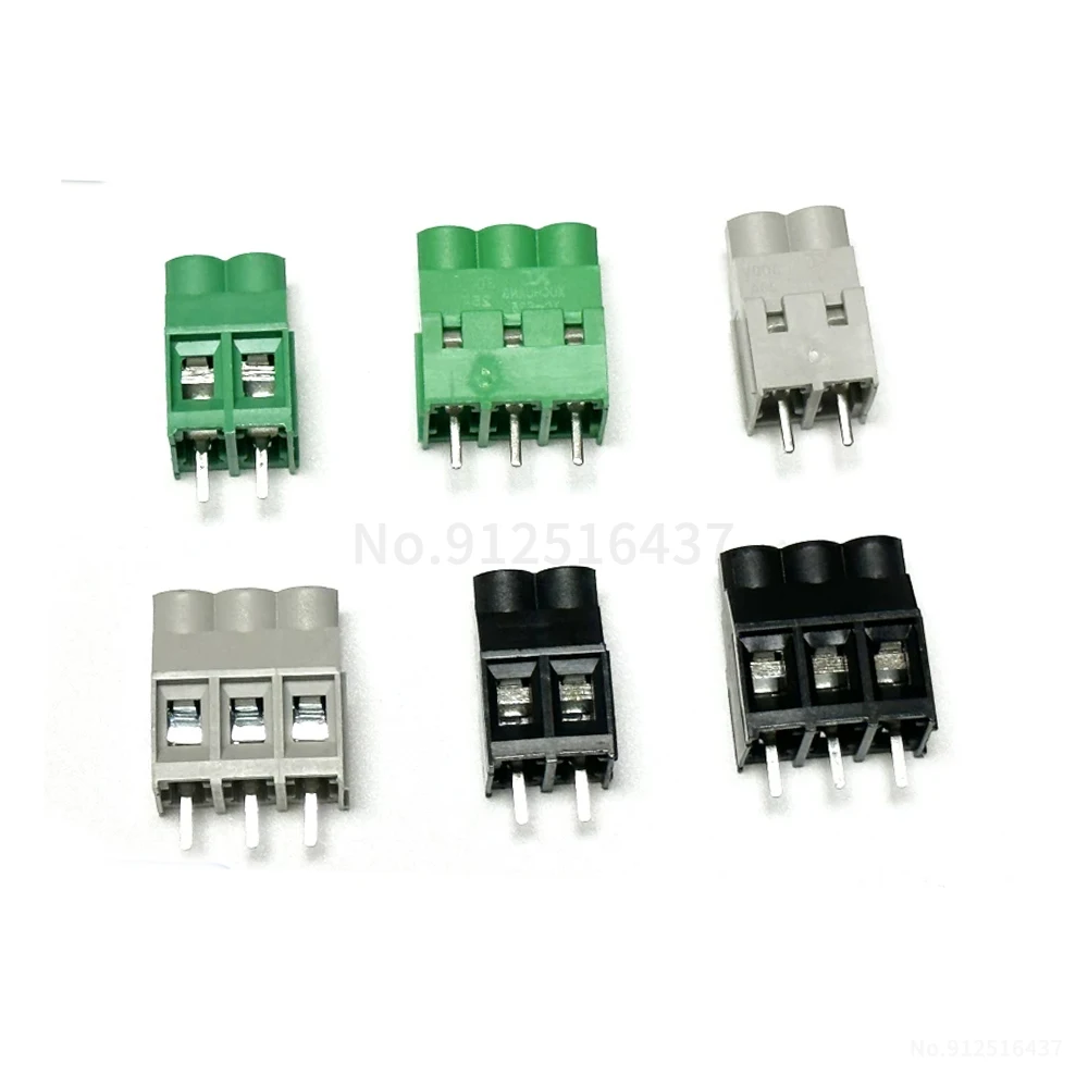 (5 pcs) KF635 - 6.35mm KF7620 - 7.62mm KF950 - 9.5mm Straight Pitch Screw PCB Terminal Block KF 635 7620 950 - 6.35 / 7.62 / 9.5