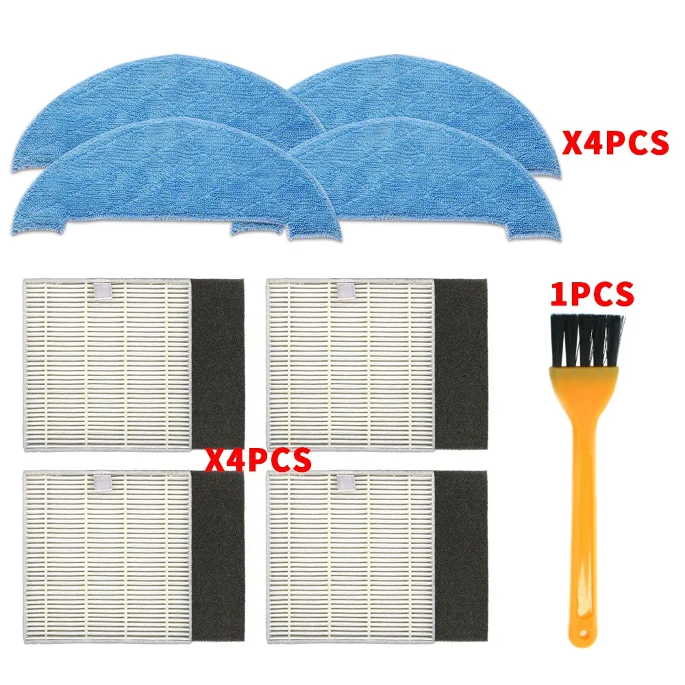 Robot Vacuum Cleaner HEPA Filter Side Brush Mop for Ilife V8 V8s X750 A7 X800 X785 V80 Robotic Vacuum Cleaner Parts Accessories