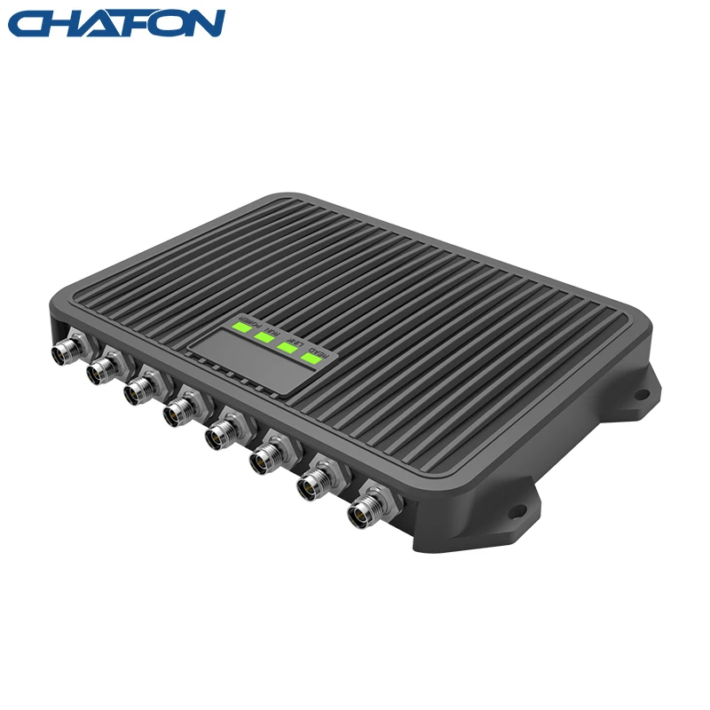 شافون CF801 8-Port Impinj E710 Chip UHF قارئات بطاقات التحكم في الوصول RFID الثابتة مع بروتوكول TCP/IP تردد 860-960 ميجا هرتز #5