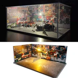 Diorama 1:64 Model Car Parking LED Display Garage Vehicle Collection Display Gifts