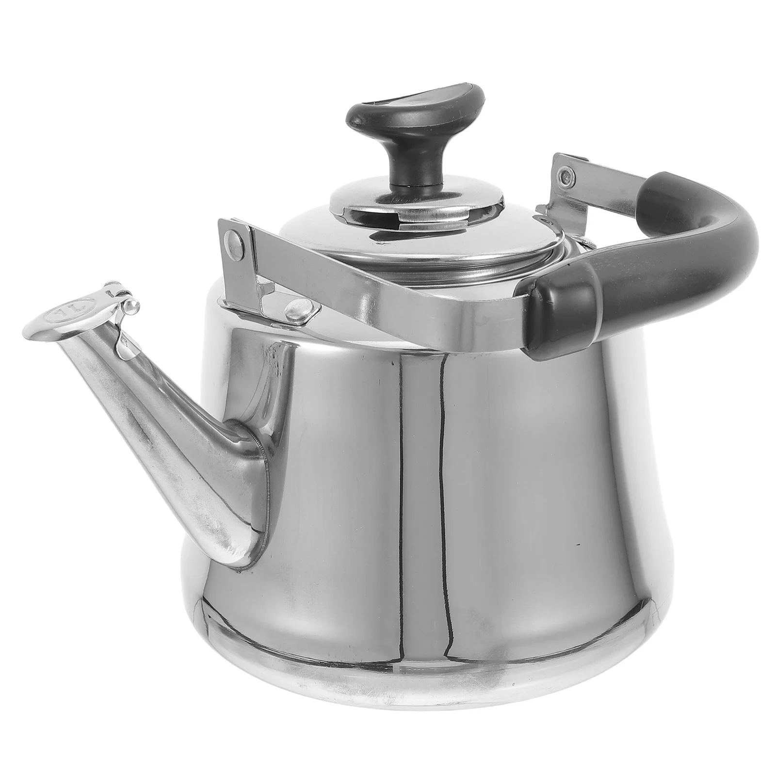 

Stainless Steel Whistling Tea Kettle Boiling Water Pot Household Kitchen Gadget Safe Handle Heat Resistant Bottom Loud Alarm
