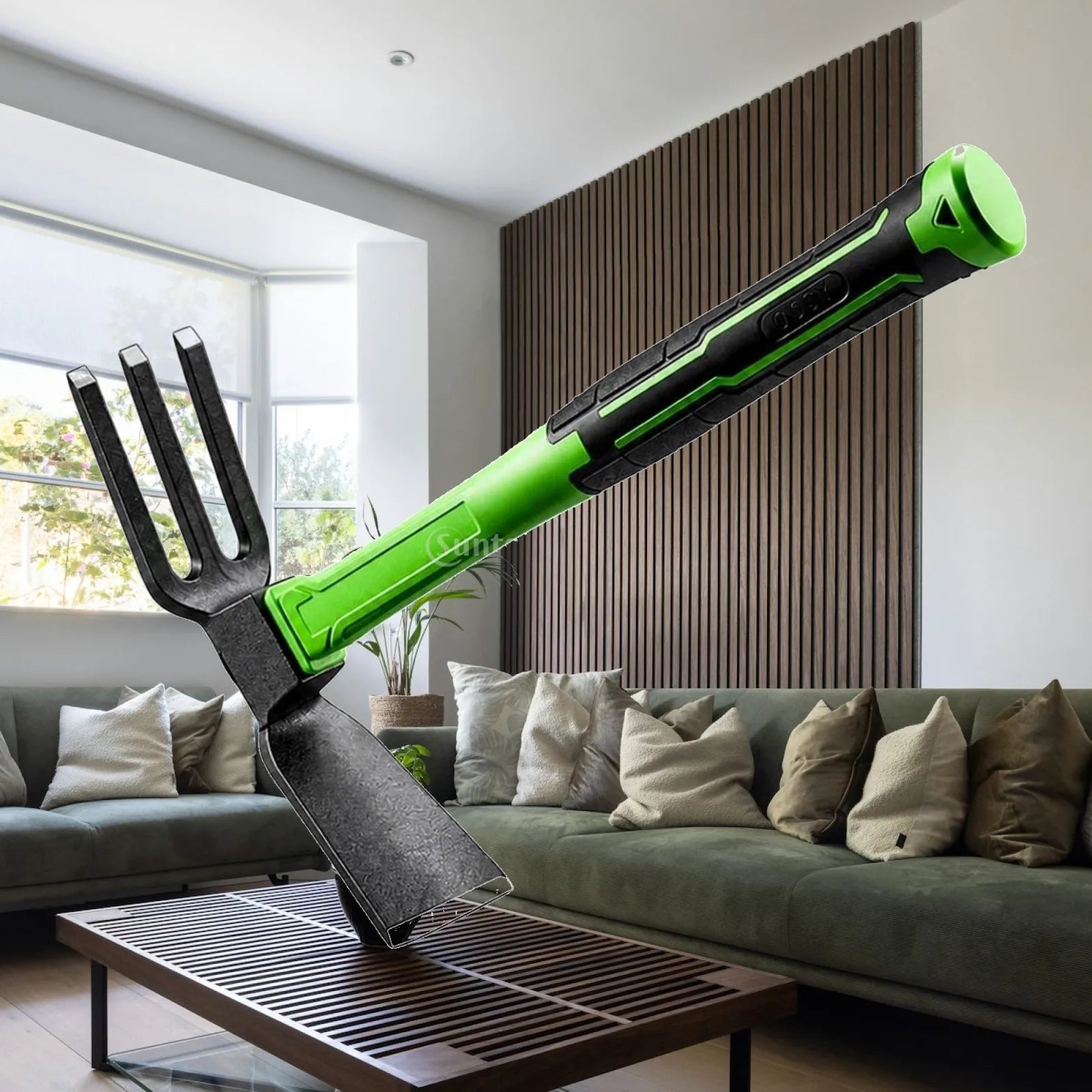 Multipurpose Gardening Hoe for Soil Work Sharp Steel Blade Hand Weeder for Orchard and Vegetable Plot Maintenance