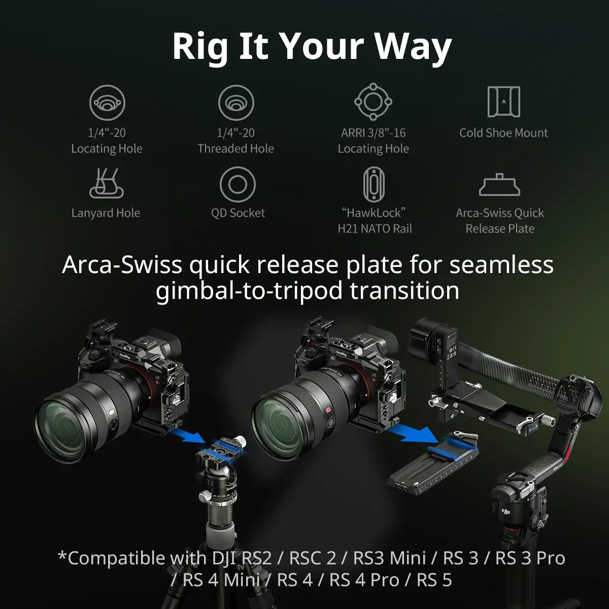 SmallRig HawkLock Quick Releas - Model Kit Quick ulasan dan harga