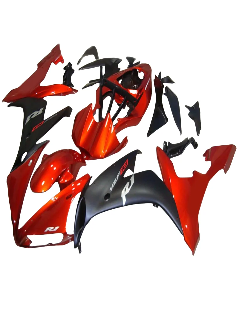 Injection Mold New ABS Motorcycle Fairings Kit Fit for YAMAHA YZF R1 2004 2005 2006 04 05 06 Bodywork Set Custom red black