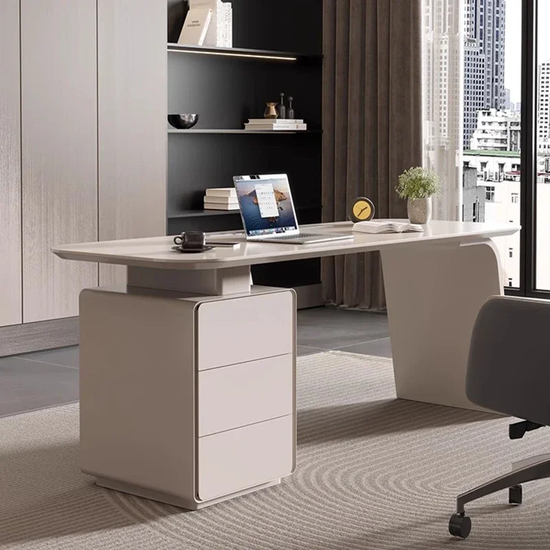 Office Furniture Desktop Desk Computer Offices Minimalist Tables Study Table Gaming Corner Work Accessories Tavolino Height Midi