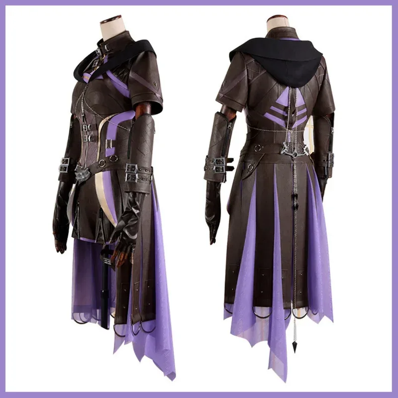 CyGame Love and Deepspace женский костюм Nightwalker Heroine для косплея аниме платье шорты униформа парик женский сексуальный карнавальный костюм