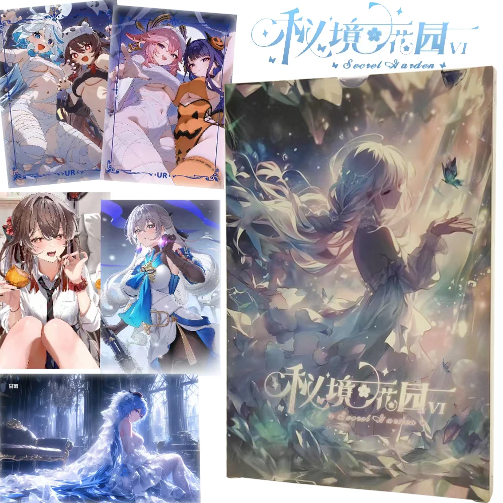 Secret Garden Goddess Story Cards Beautiful Girl Halloween Theme Ghost Cosplay Anime Trading Cards Doujin Toys and Hobbies Gifts