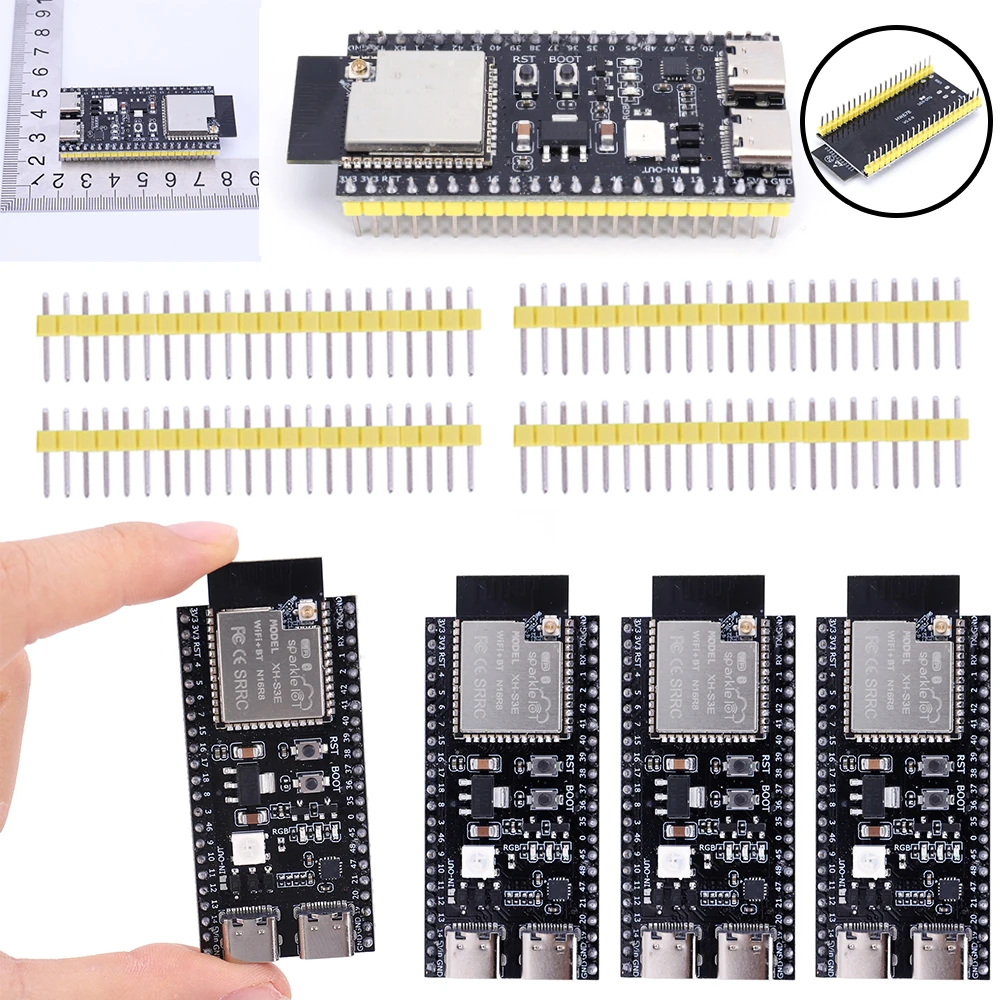 ESP32-S3 N16R8 N8R2 Dual Type-C WiFi Development Board 2.4G Wifi Module Expansion Board for Arduino