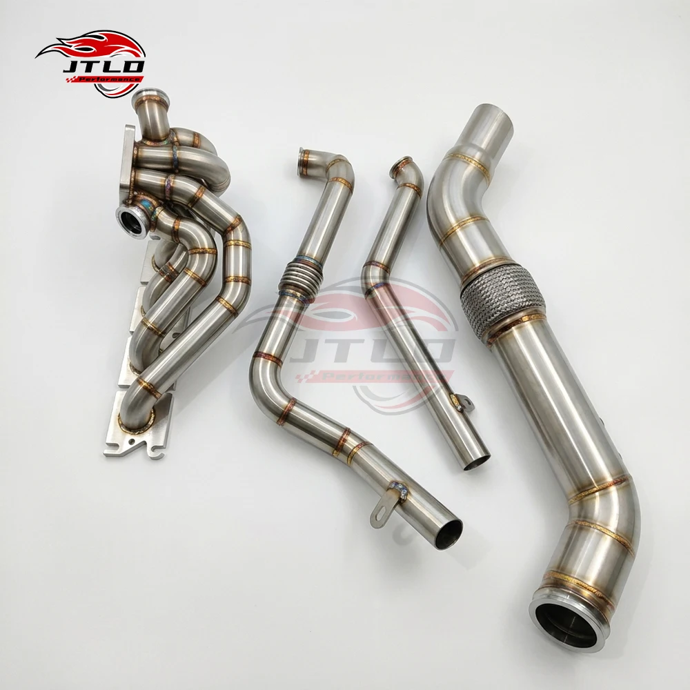 S58 Turbo Manifold Exhaust Header Downpipe Kit For BMW G80 M3 G82 M4, Premium Stainless Steel Racing Performance Upgrade Kit