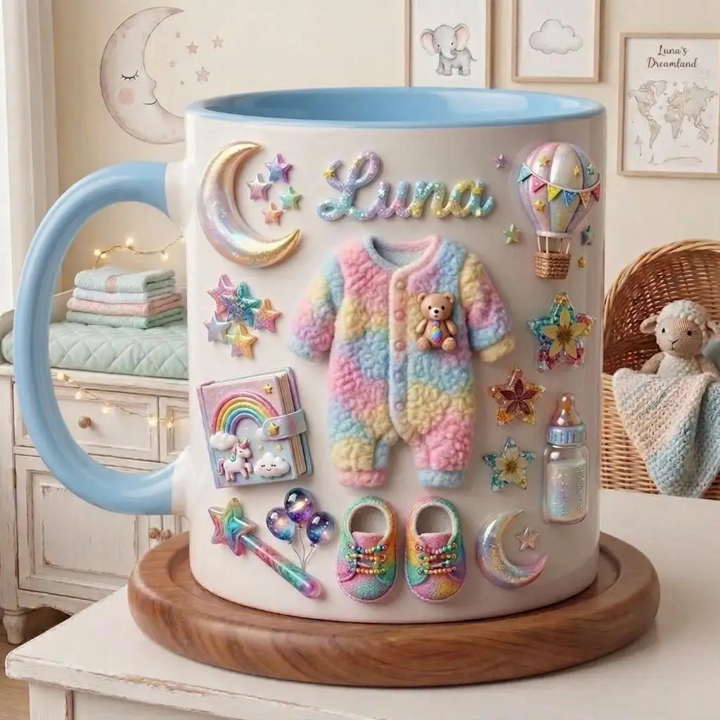 Personalized Customized Baby Mugs, The First Choice for Expectant Mothers, and Treasured Coffee Mugs