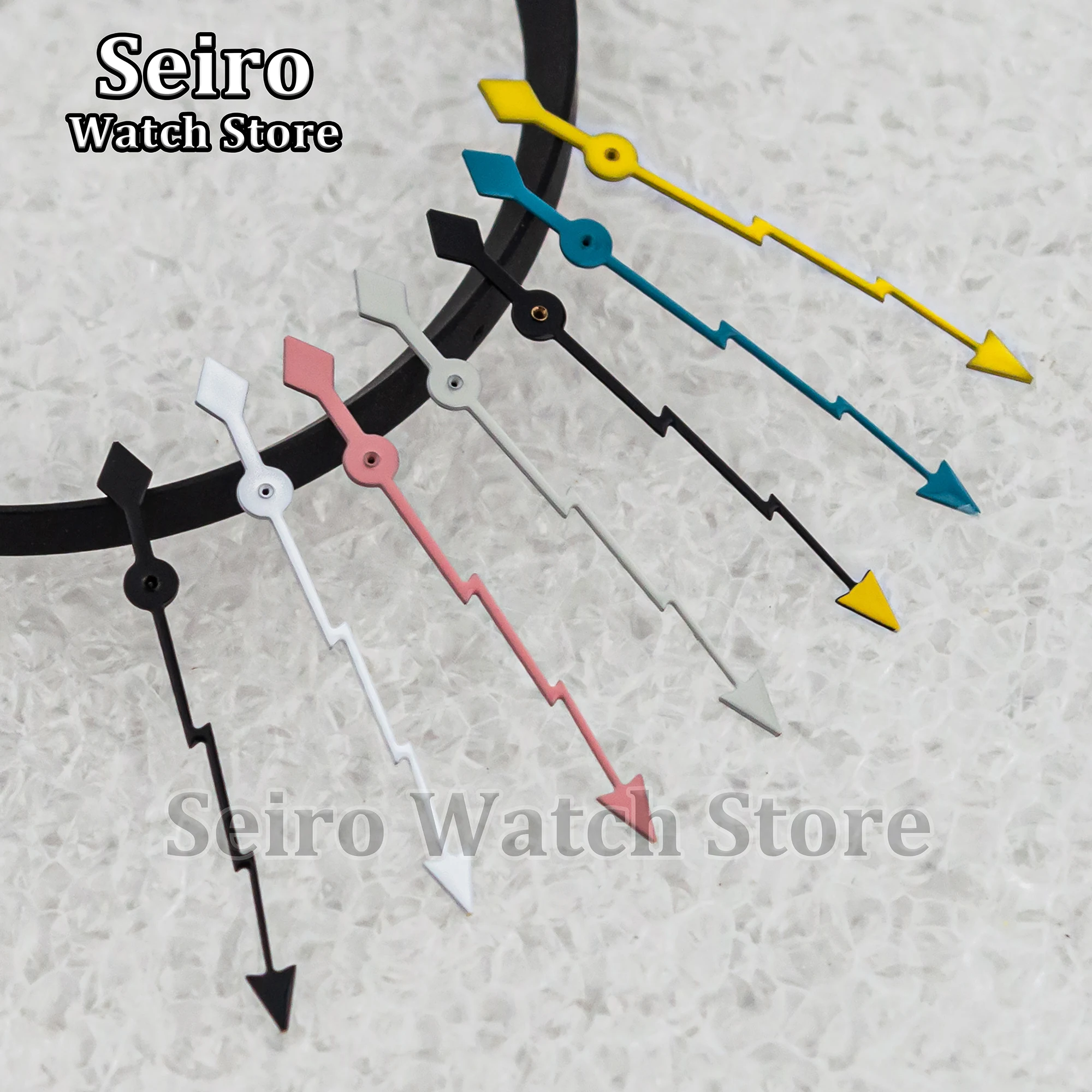 Watch Hands Pink White Black Silver Blue Yellow Watch Lighting Second Hand for NH35 NH36 Movement Modify Parts