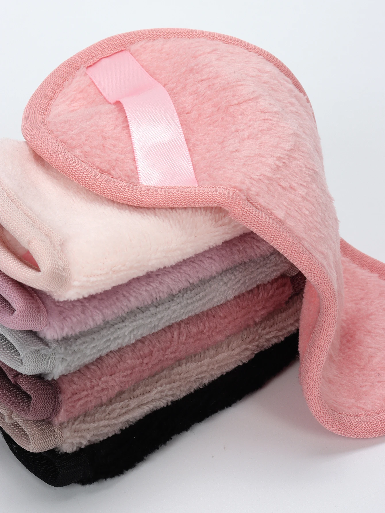 1020 ロング包帯クリーニングワイプ 6 枚、洗濯機で洗え、再利用可能なメイク落としツール、すべての肌タイプに適しています