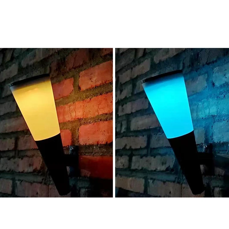 LED 태양광 정원 벽 조명, 야외 방수 복도, 야간 야외