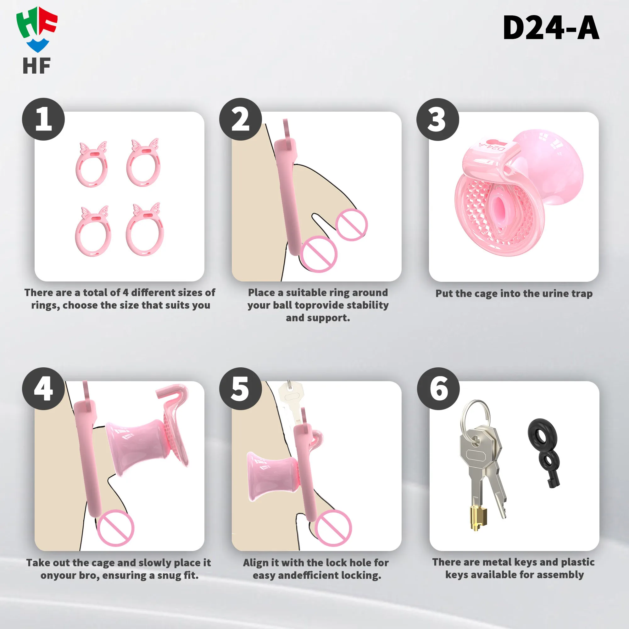 سيسي سلبي مقلوب قفص العفة المتطرفة مع 4 حجم حلقات سيليكون عبودية الديك ممارسة البول انسداد الجنس لعب للرجل