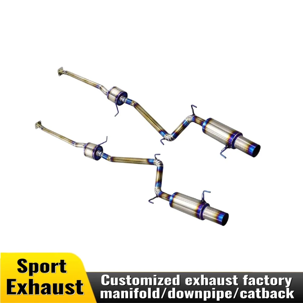 

For Honda Accord 7th Generation CL7 2.0 2.4 2003-2008 Titanium Alloy straight exhaust racing performance parts modification