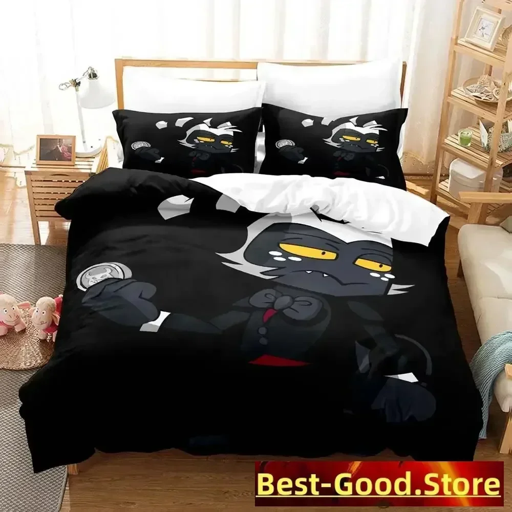 

2023 Moxxie Boss Anime parure 3D Printed Bed Set Duvet Cover Pillowcase Bedding Set Linen Sheet Quilt Cover Full Queen King Size