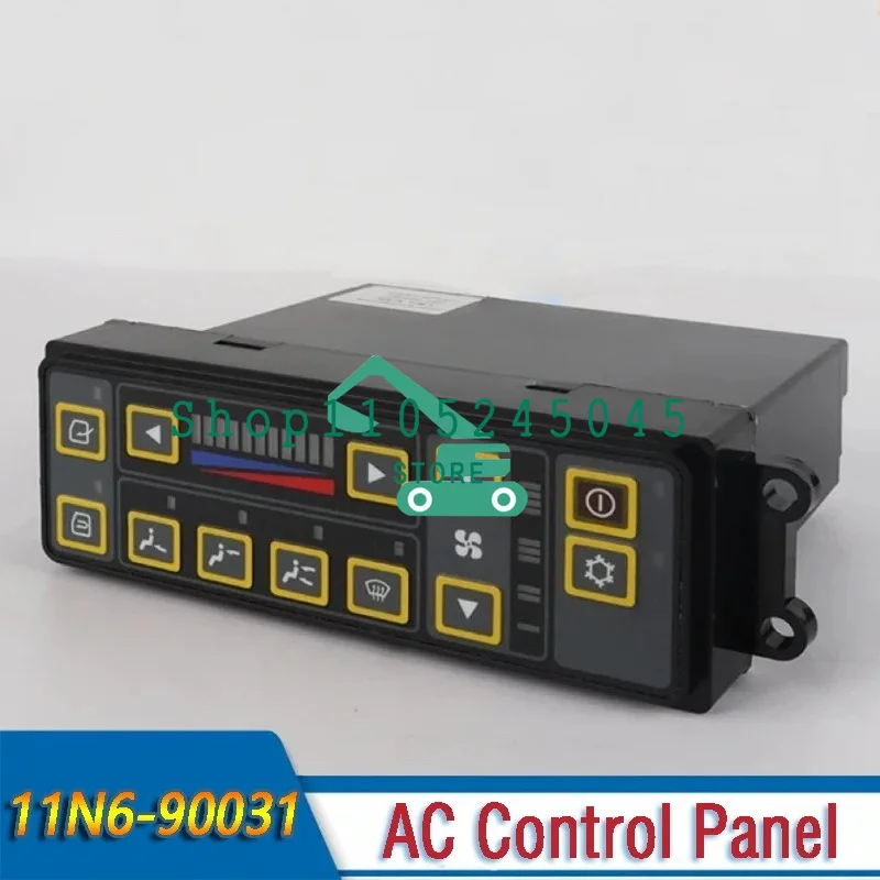 11N6-90031 11N690031 A/C Air Conditioning Panel for R-7 R225-7 Excavator AC Control Parts