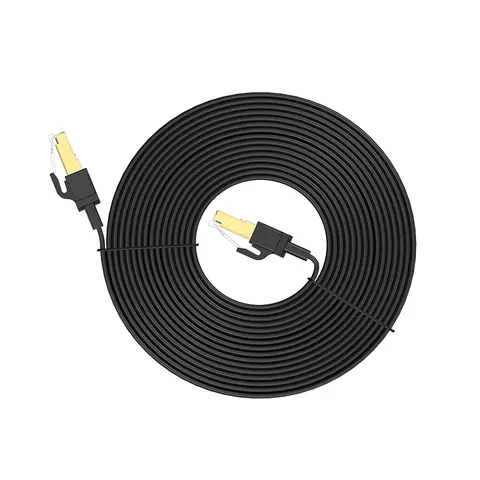 CAT 8 ईथरनेट केबल 40Gbps 2000MHz CAT8 RJ45 नेटवर्क लैन पैच कॉर्ड फ्लैट 10m 15m 20m 30m 50 ft 100feet मॉडेम राउटर PS 5/4 के लिए 8 best sales बिल्ली 8 - №8