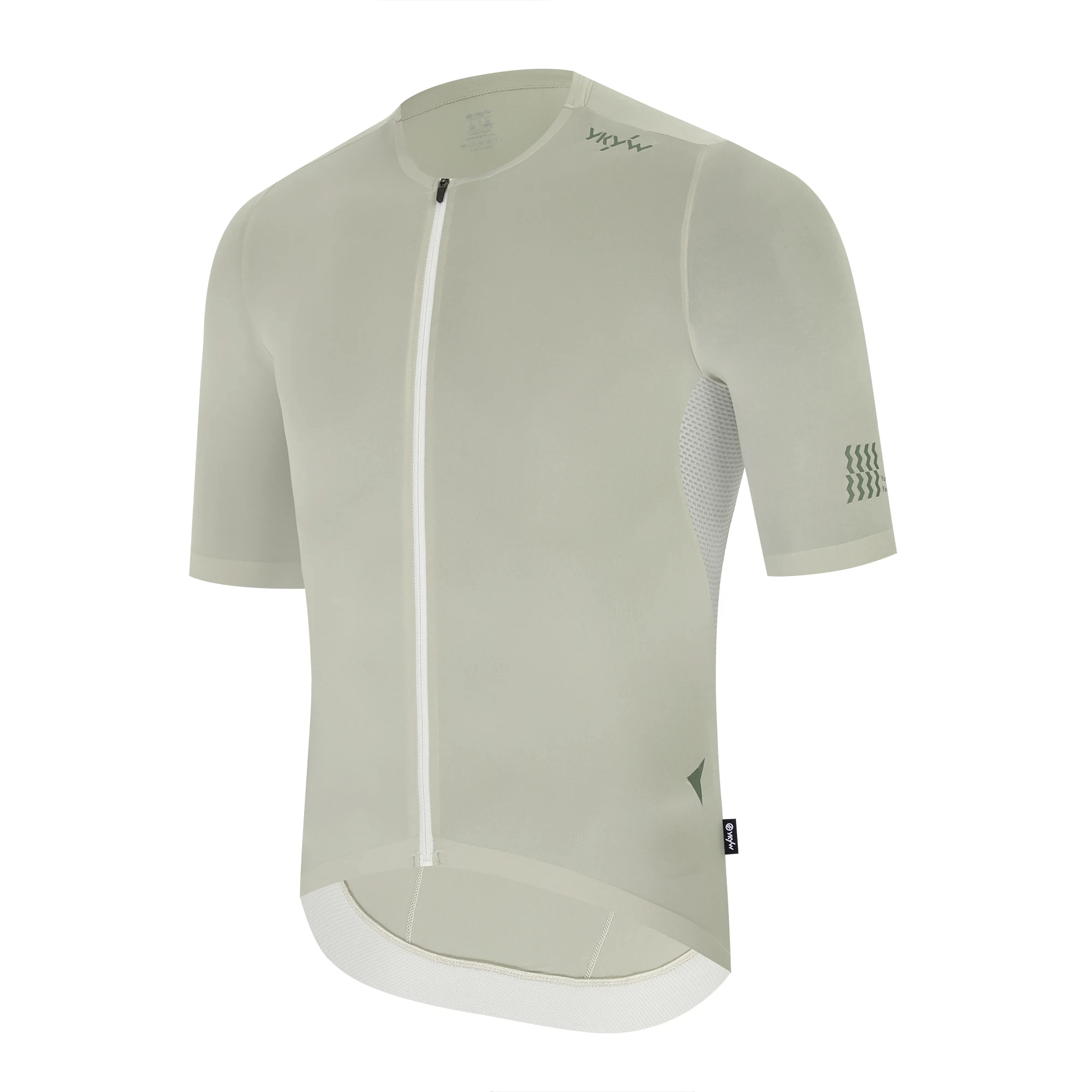 YKYWBIKE 2026 Sommer Herren Radtrikot Kragenlos Kurzarm Cool-Touch Rutschfest Schnelltrocknend Atmungsaktiv Rennrad MTB Oberteil – Detail 18