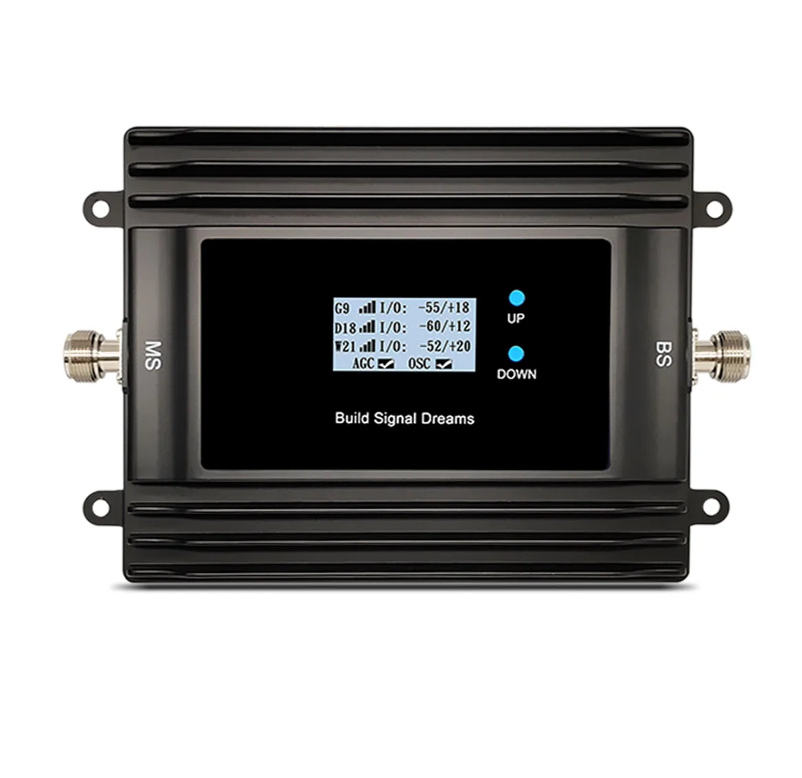 

App Monitoring Tri-Band Cell Repeater 4G Signal Booster with GSM Amplifier for 2G 3G 4G 5G LTE800 1800 MHz 2100 MHz