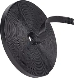 11 Yards Double Sided Fold Over Leather Strip Straps 0.4 Inch/10mm Wide Flat Cord DIY Leather Strap String for Making Bag Strap