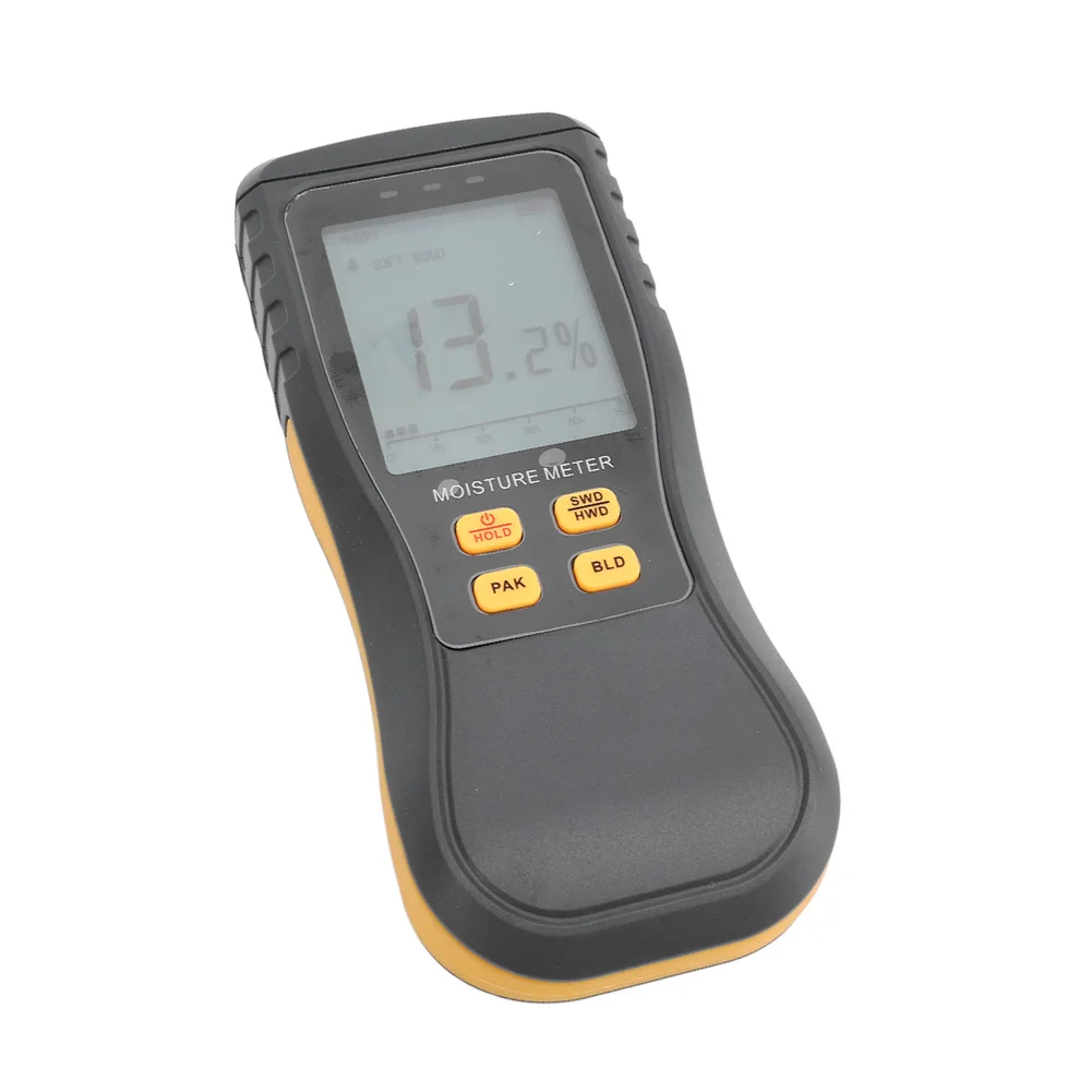 Non-destructive Tester Inductive Hygrometer 4 Measurement Modes Resolution 0.1 Accuracy 0.5 High-frequency Sensing Gray