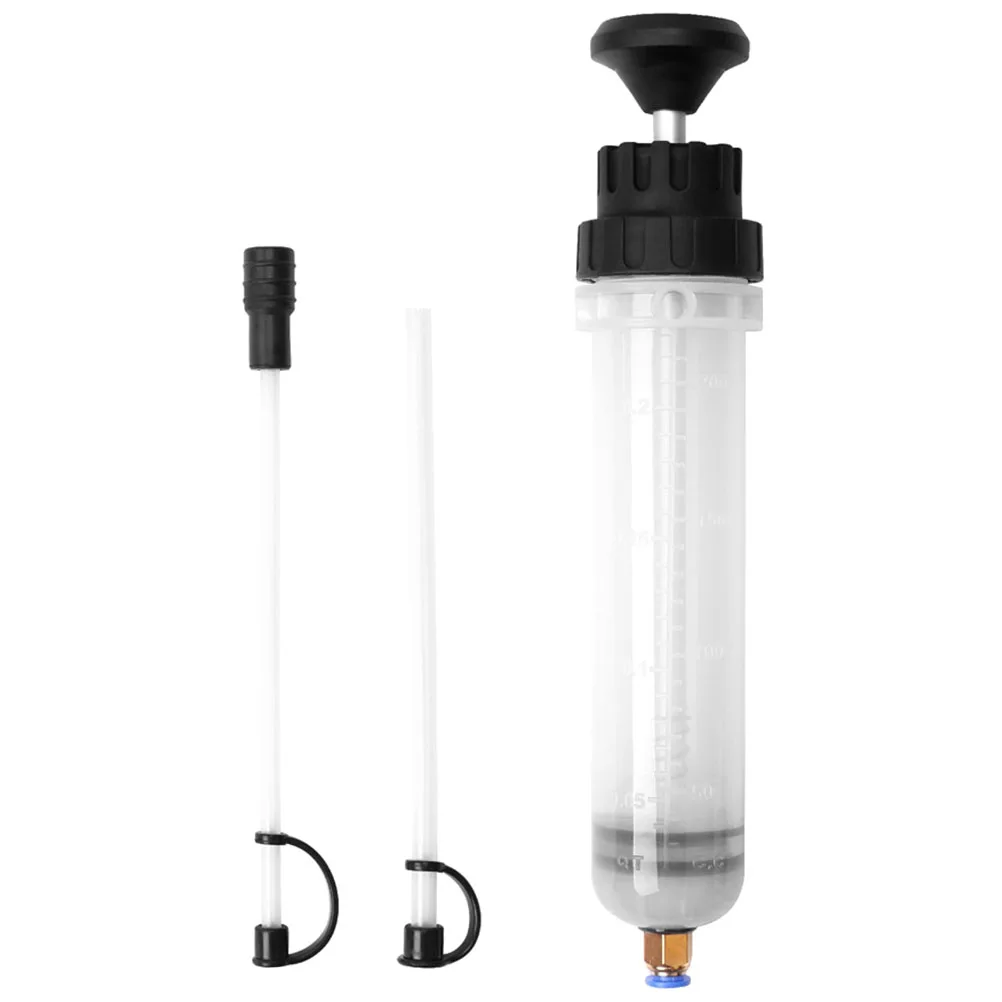 

200Cc Brake Oil Pump Syringe Aluminum Fuel Transfer Tool For Diesel Lubricating Cooking Oil Lightweight Hand Operated Drum Pump
