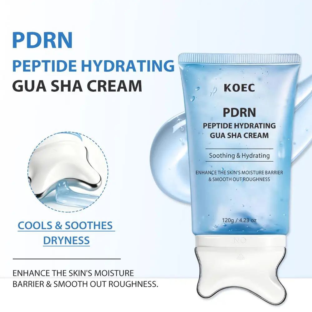 KOEC PDRN Retinol Collagen Neck Care Scraping Cream Refreshing Non-sticky Firming Lifting Smoothing Fine Lines Facial Care view 5