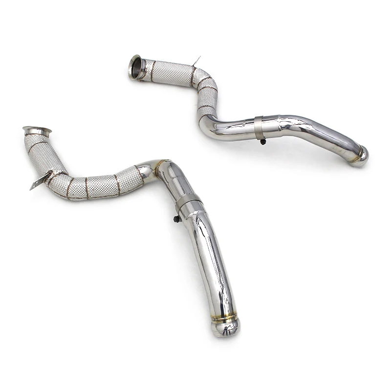 

OEM Downpipe With Heat Shield For Mercedes-Benz C63/C63S AMG W205 4.0T 2015-2023 Stainless Steel Exhaust System