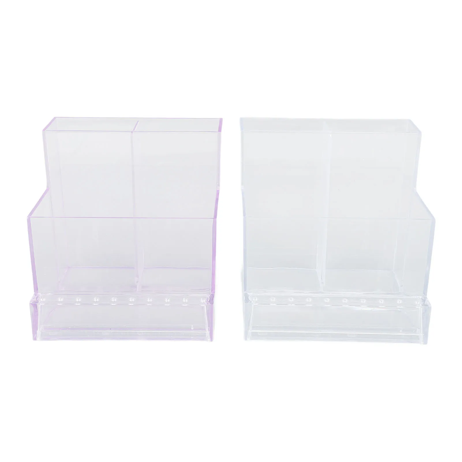 Portable Nail Drill Holder Organizing Professional Manicure Tool Organizer Box  Transparent Simple for Beauty Salon